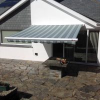 awning fitted to bungalow