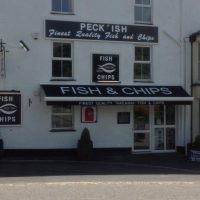 fish and chip shop awning
