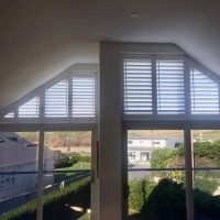 bespoke window shutters fitted up to to eaves