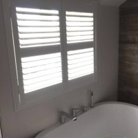 shutters in bathroom