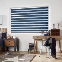 Blinds in a living room