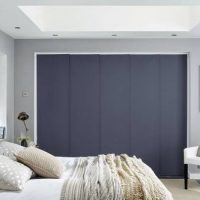 Curtains closed in a living room